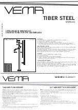 Предварительный просмотр 1 страницы VEMA TIBER STEEL MFVTB1004 Instructions