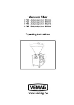 Preview for 1 page of VEMAG HP10E Operating Instructions Manual