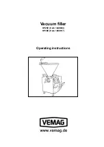 VEMAG HP25E Operating Instructions Manual предпросмотр