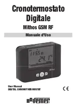 Vemer Mithos GSM RF User Manual preview