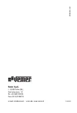 Preview for 64 page of Vemer Mithos RF User Manual