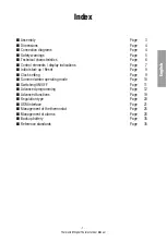 Preview for 3 page of Vemer Thermo GSM Bianco VE715900 User Manual