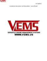 Предварительный просмотр 1 страницы VEMS v3 ECU Installation Instructions And Setup Manual