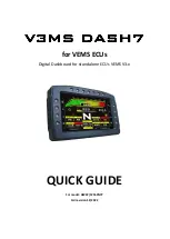 Предварительный просмотр 1 страницы VEMS V3MS DASH7 Quick Manual