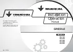 VENANCIO CG18-2 Installation And Operation Manual предпросмотр