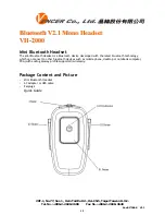 VENCER VH-2000 Quick Manual preview