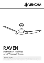 VENCHA Raven Instruction Manual предпросмотр