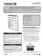 VENCO ES Series Installation, Operation And Maintenance Manual preview