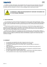 Preview for 8 page of VENCO VD-EX Installation-Operation-Maintenance User Manual