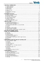 Предварительный просмотр 3 страницы Vendo SVE DC6 User And Maintenance Manual