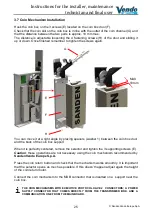 Предварительный просмотр 27 страницы Vendo SVE DC6 User And Maintenance Manual