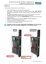 Предварительный просмотр 40 страницы Vendo SVE DC6 User And Maintenance Manual