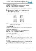 Preview for 29 page of Vendo SVE DL6 Programming Manual