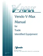 Vendo V-MAX 576 Parts And Service Manual предпросмотр