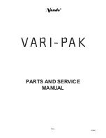 Preview for 2 page of Vendo VARI-PAK 450 Manual