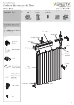 Preview for 1 page of VENETA Vertical Honeycomb Blind Manual