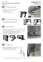 Preview for 3 page of VENETA Vertical Honeycomb Blind Manual