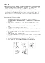 Preview for 20 page of Venga SWM 3000 Instructions Manual