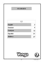 Preview for 33 page of Venga VG GR 3010 Manual