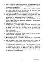 Preview for 5 page of Venga VG GR 3020 Instructions Manual