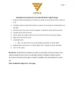 Preview for 1 page of Venia 4005-2B Installation Instructions