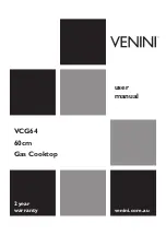 Venini VCG64 User Manual preview