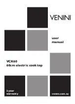 Venini VCK60 User Manual preview