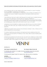 Предварительный просмотр 44 страницы Venini VDW14 User Manual