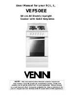 Venini VEF50EE User Manual preview