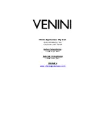 Предварительный просмотр 32 страницы Venini VEF50EE User Manual