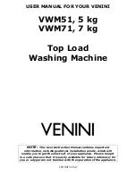 Preview for 1 page of Venini VWM51 User Manual