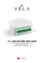 Предварительный просмотр 1 страницы Venitem VELA-RX Manual