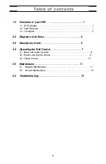 Preview for 3 page of Venmar 3055 COMPACT User Manual