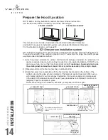 Preview for 14 page of Venmar Bistro VBLDN1 Series Installation Use And Care Manual