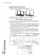 Preview for 12 page of Venmar Chef VCQDD1 Series Installation Use And Care Manual