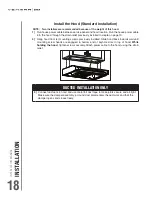 Preview for 18 page of Venmar Chef VCQDD1 Series Installation Use And Care Manual