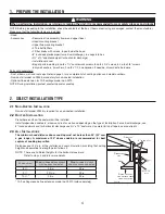 Preview for 4 page of Venmar CONNAISSEUR CC32I SERIES Installation Instructions Manual