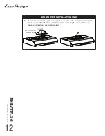 Предварительный просмотр 12 страницы Venmar EuroDesign EDJDN1 Series Installation Use And Care Manual