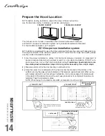 Предварительный просмотр 14 страницы Venmar EuroDesign EDJDN1 Series Installation Use And Care Manual