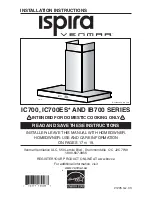 Preview for 1 page of Venmar ISPIRA IB700 Series Installation Instructions Manual