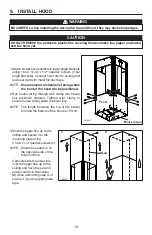 Preview for 12 page of Venmar ISPIRA IS700 Series Installation Instructions Manual