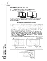 Preview for 12 page of Venmar VBLDF1 Installation Use And Care Manual