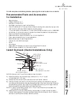 Preview for 7 page of Venmar VBNDH1 Installation Use And Care Manual