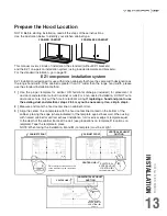 Preview for 13 page of Venmar VCQLA1 Series Installation Use And Care Manual