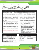 Preview for 23 page of Venom Air Corps Night Ranger 3dxl Pilot'S Handbook Manual