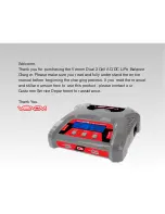 Предварительный просмотр 2 страницы VENOM Dual 3 Cell AC/DC LiPo Balance Manual