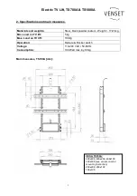 Preview for 3 page of Venset TS1000A Installation Instructions Manual