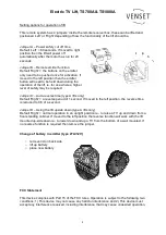 Preview for 8 page of Venset TS1000A Installation Instructions Manual