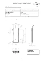 Preview for 3 page of Venset TS1000B Installation Instructions Manual