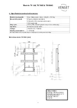 Preview for 4 page of Venset TS1000C Installation Instructions Manual